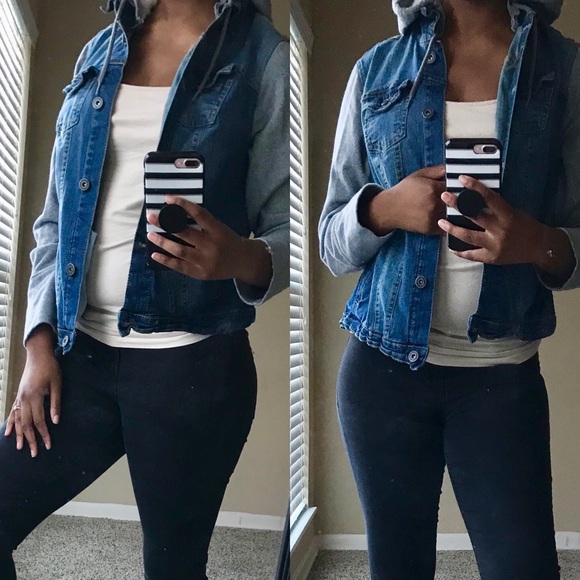 New Look Jackets & Blazers - Denim Jacket (hooded)